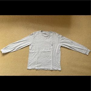 Grey men’s Ralph Lauren long sleeve t-shirt